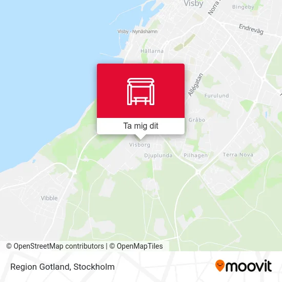 Region Gotland karta