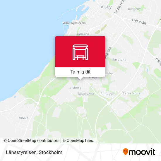 Länsstyrelsen karta