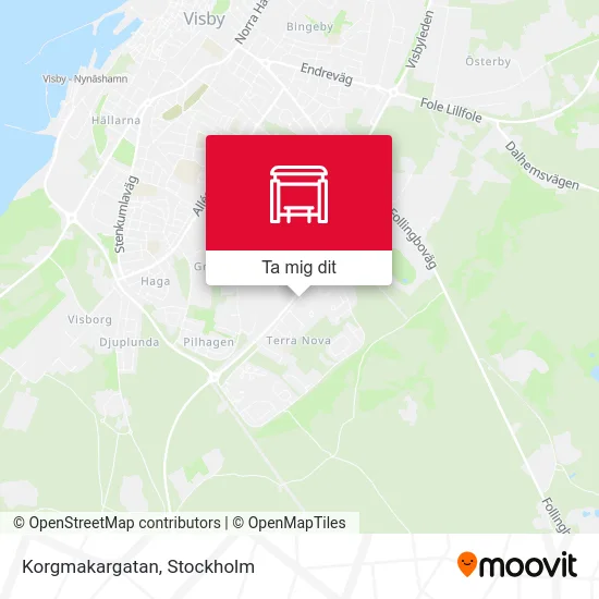 Korgmakargatan karta