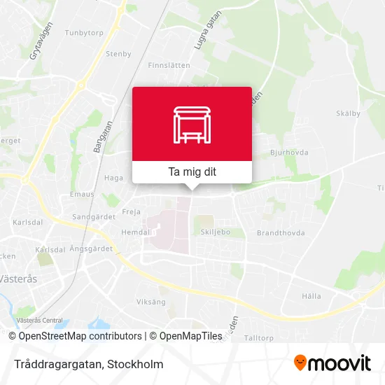 Tråddragargatan karta