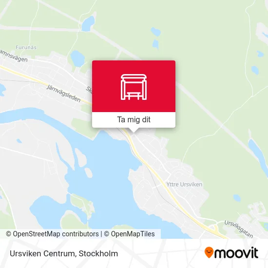 Ursviken Centrum karta