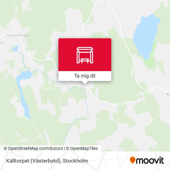 Källtorpet (Västerbykil) karta