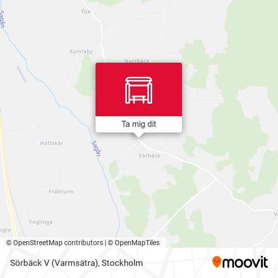 Sörbäck V (Varmsätra) karta