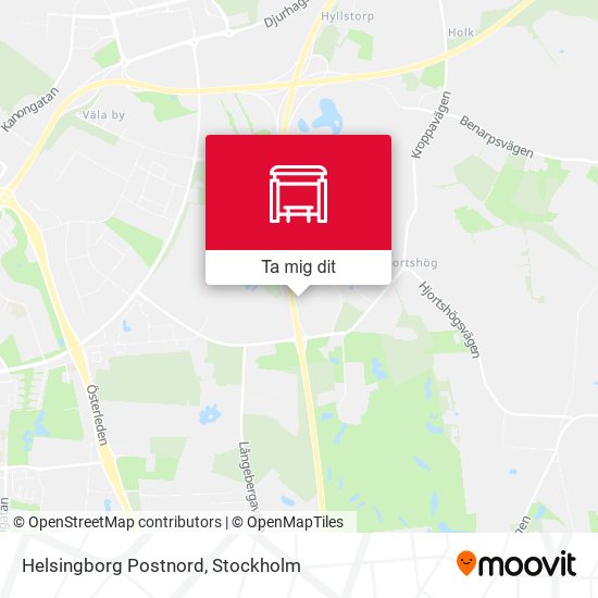 Helsingborg Postnord karta