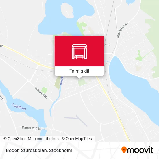 Boden Stureskolan karta