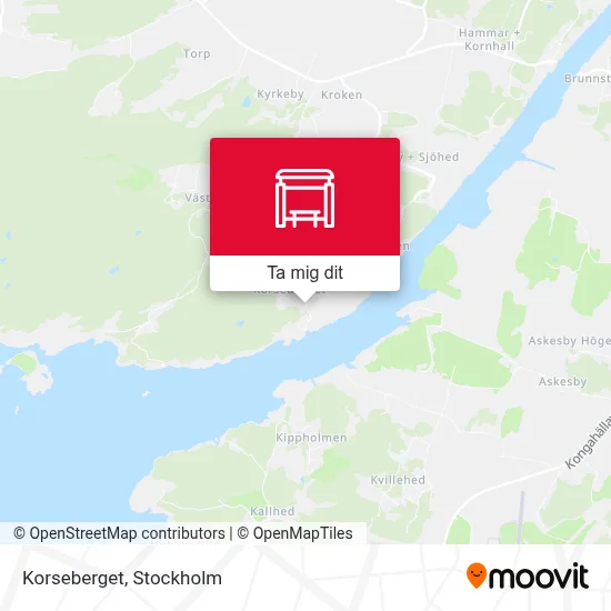 Korseberget karta
