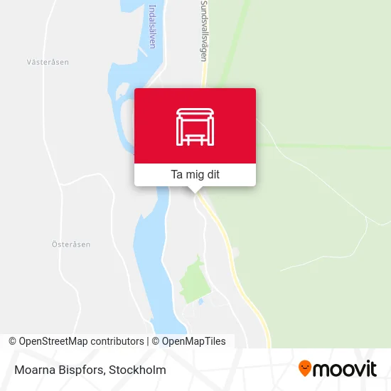 Moarna Bispfors karta