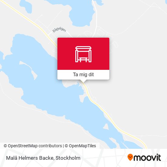 Malå Helmers Backe karta