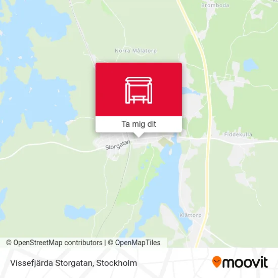 Vissefjärda Storgatan karta