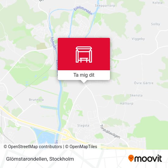 Glömstarondellen karta