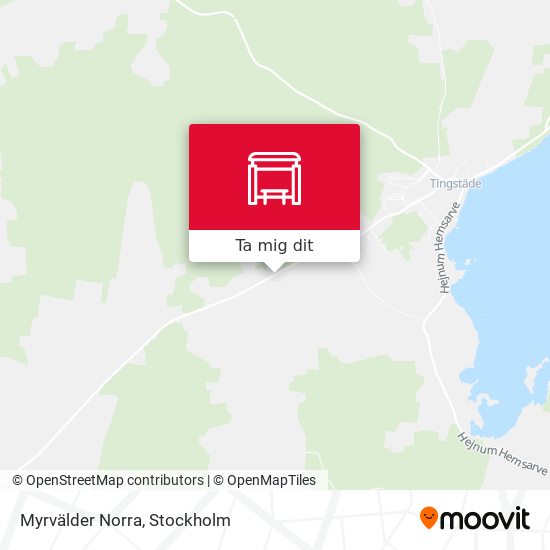 Myrvälder Norra karta