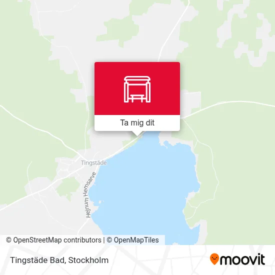 Tingstäde Bad karta