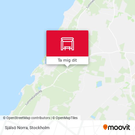 Själsö Norra karta