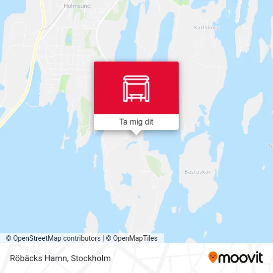 Röbäcks Hamn karta