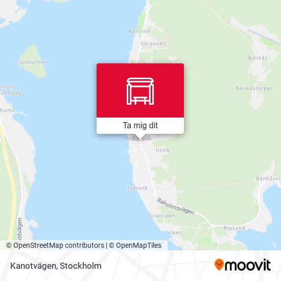 Kanotvägen karta