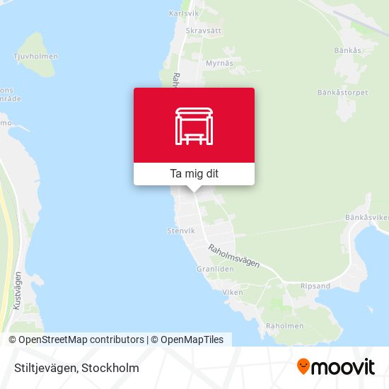 Stiltjevägen karta