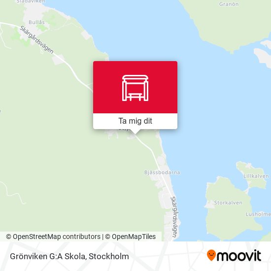 Grönviken G:A Skola karta