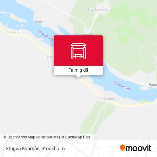 Stugun Kvarnån karta