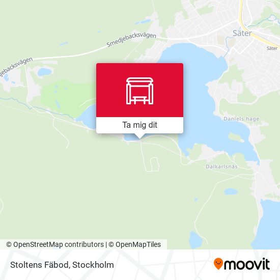 Stoltens Fäbod karta