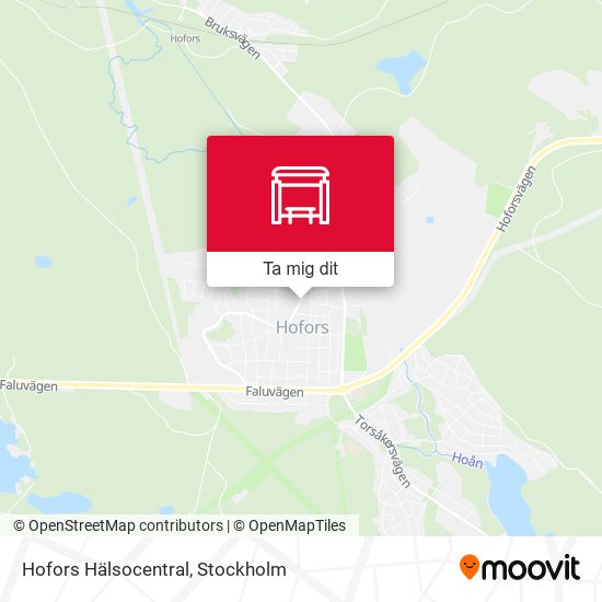 Hofors Hälsocentral karta