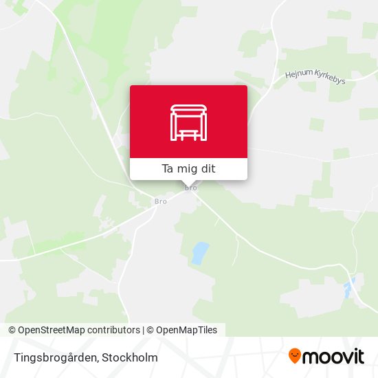 Tingsbrogården karta
