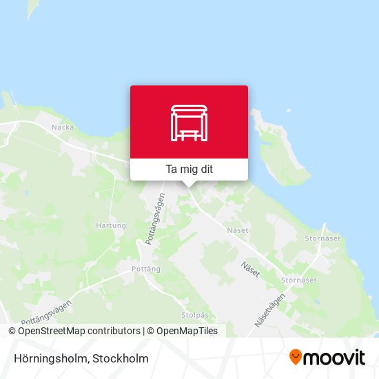Hörningsholm karta