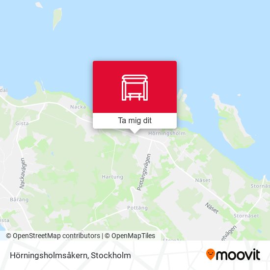 Hörningsholmsåkern karta