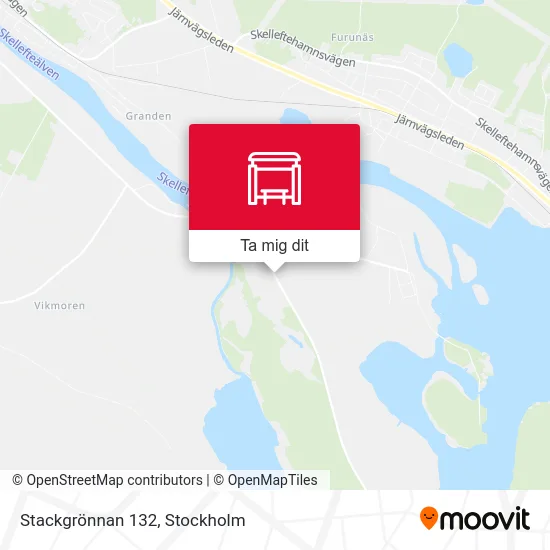 Stackgrönnan 132 karta