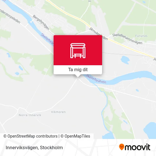 Innerviksvägen karta
