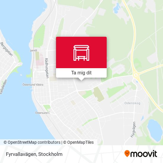 Fyrvallavägen karta