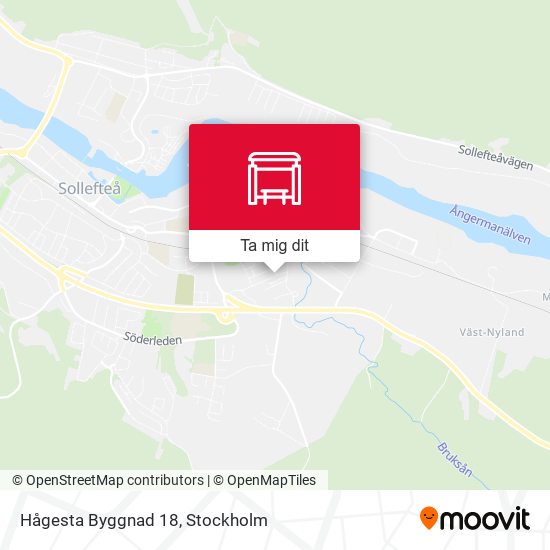 Hågesta Byggnad 18 karta
