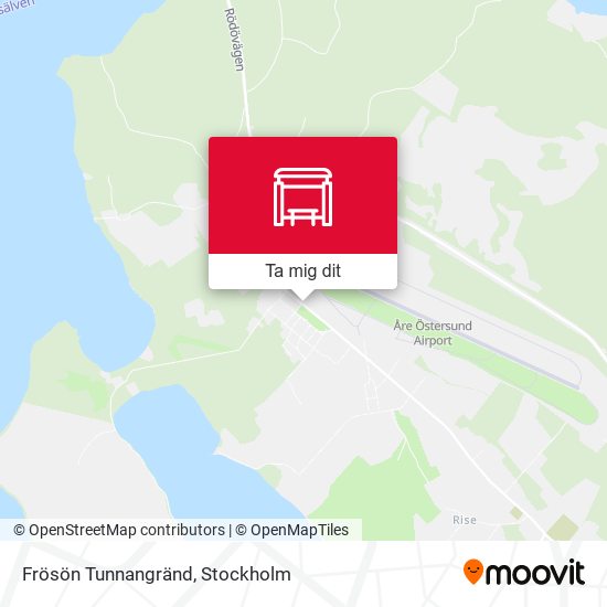 Frösön Tunnangränd karta