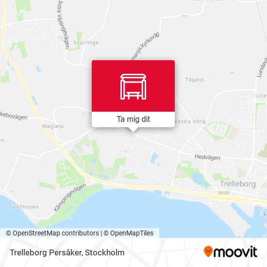 Trelleborg Persåker karta