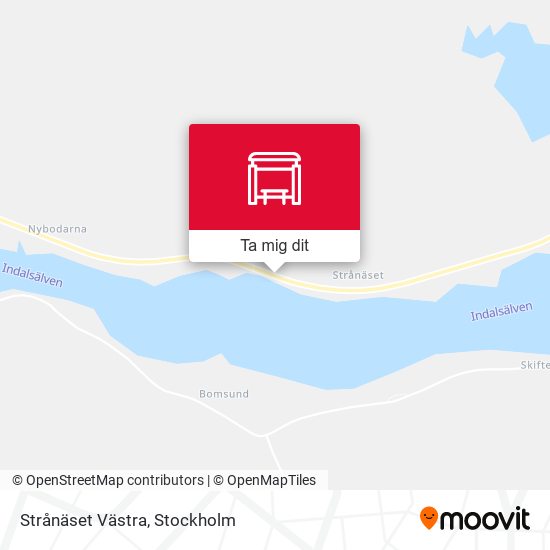 Strånäset Västra karta