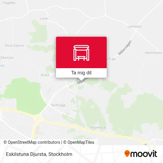 Eskilstuna Djursta karta