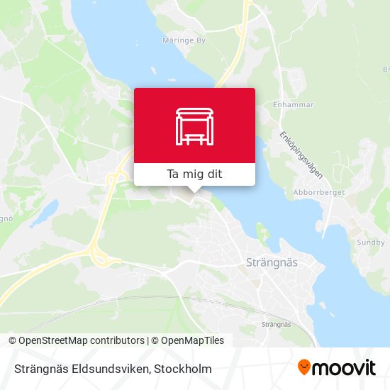 Strängnäs Eldsundsviken karta