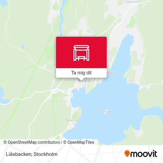 Liåsbacken karta