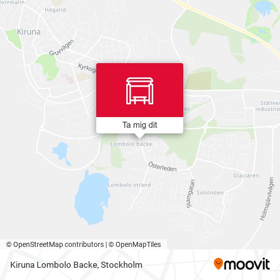 Kiruna Lombolo Backe karta