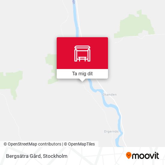 Bergsätra Gård karta