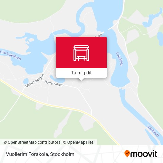 Vuollerim Förskola karta