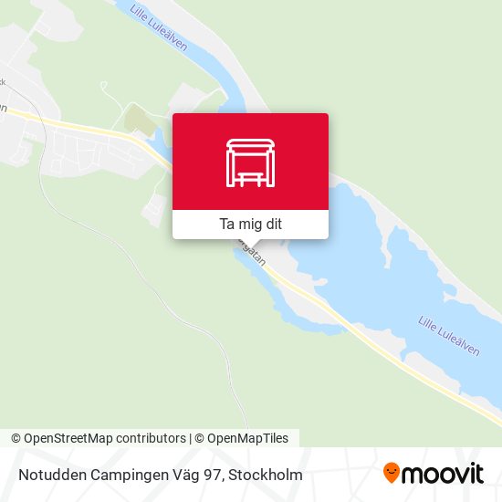 Notudden Campingen Väg 97 karta