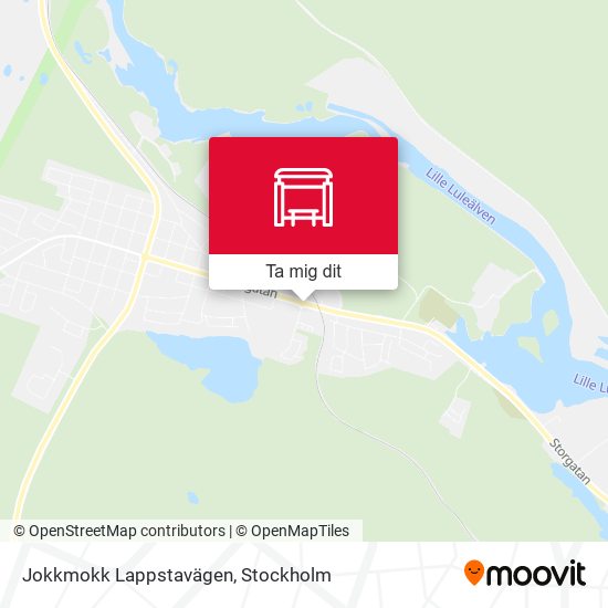 Jokkmokk Lappstavägen karta