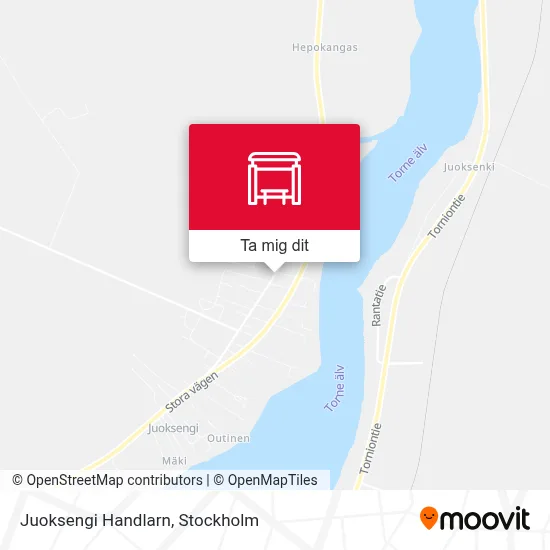 Juoksengi Handlarn karta