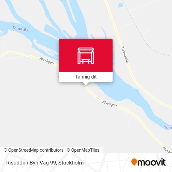Risudden Byn Väg 99 karta