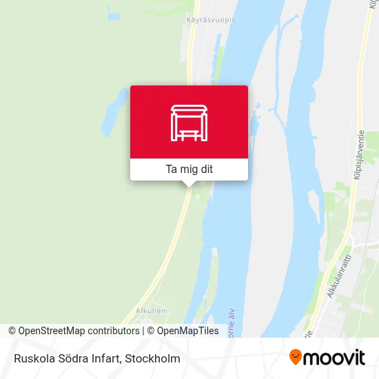 Ruskola Södra Infart karta