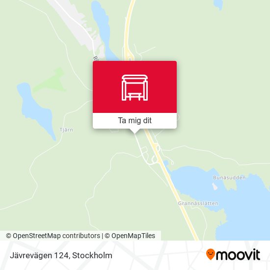 Jävrevägen 124 karta
