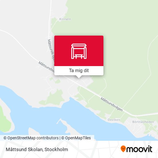 Måttsund Skolan karta