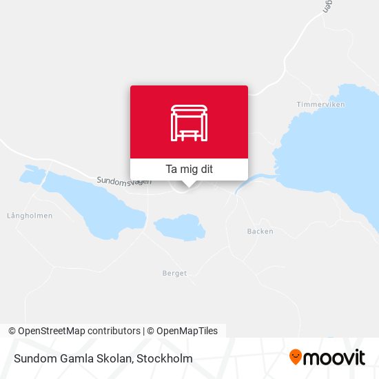 Sundom Gamla Skolan karta