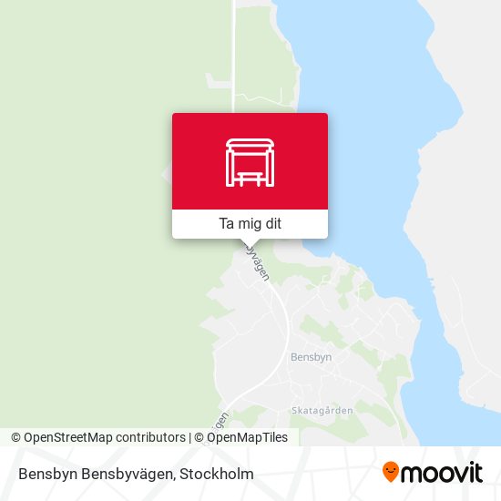 Bensbyn Bensbyvägen karta