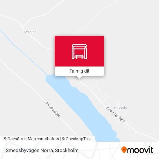 Smedsbyvägen Norra karta